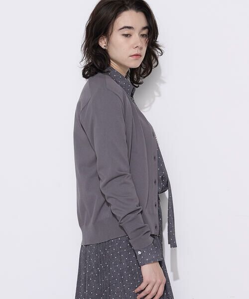 COMME CA COMFORT / コムサ・コンフォート（Lサイズ） カーディガン・ボレロ | 〔 TALLサイズ 〕 コットンダルストレッチ Vネックカーディガン | 詳細15