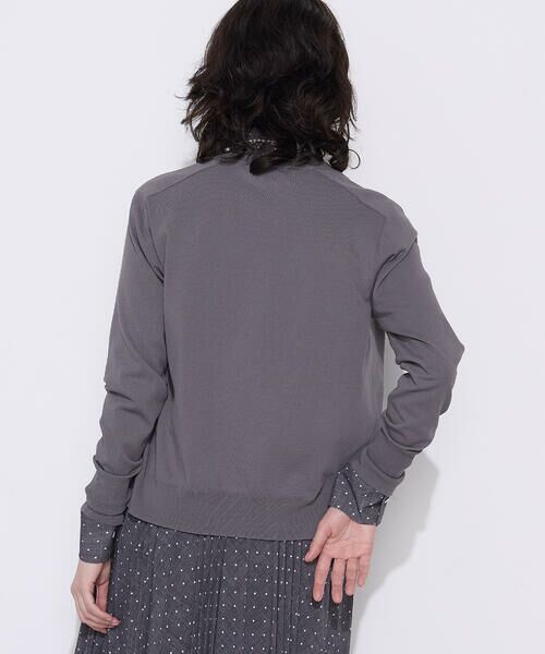 COMME CA COMFORT / コムサ・コンフォート（Lサイズ） カーディガン・ボレロ | 〔 TALLサイズ 〕 コットンダルストレッチ Vネックカーディガン | 詳細16