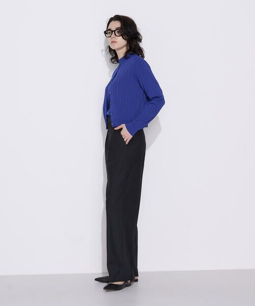 COMME CA COMFORT / コムサ・コンフォート（Lサイズ） カーディガン・ボレロ | 〔 TALLサイズ 〕 コットンダルストレッチ ケーブルカーディガン | 詳細18