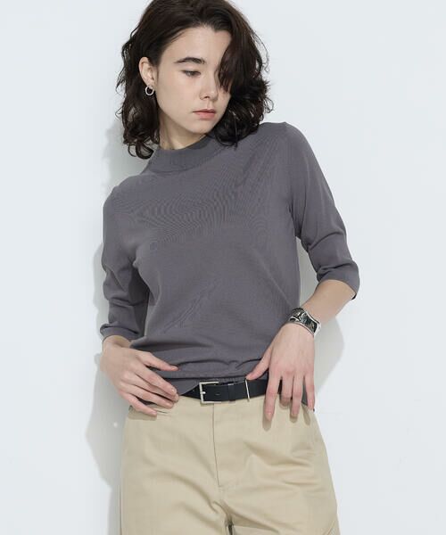 COMME CA COMFORT / コムサ・コンフォート（Lサイズ） ニット・セーター | 〔 TALLサイズ 〕 コットンダルストレッチ プルオーバー | 詳細3