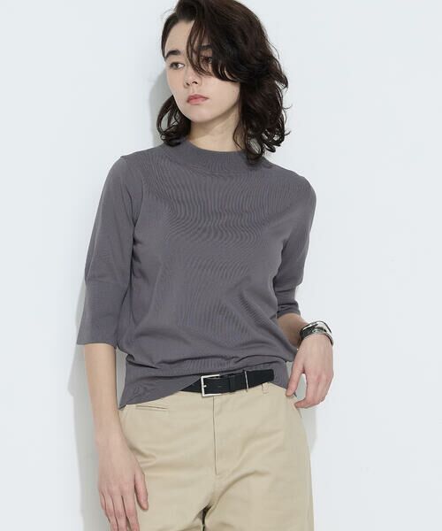 COMME CA COMFORT / コムサ・コンフォート（Lサイズ） ニット・セーター | 〔 TALLサイズ 〕 コットンダルストレッチ プルオーバー | 詳細4