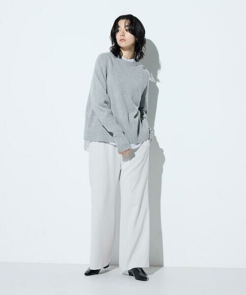 COMME CA COMFORT / コムサ・コンフォート（Lサイズ） ニット・セーター | 〔 TALLサイズ 〕 バルキッシュウール プルオーバー | 詳細3