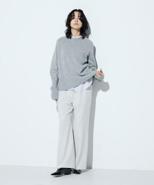 COMME CA COMFORT / コムサ・コンフォート（Lサイズ） ニット・セーター | 〔 TALLサイズ 〕 バルキッシュウール プルオーバー | 詳細4