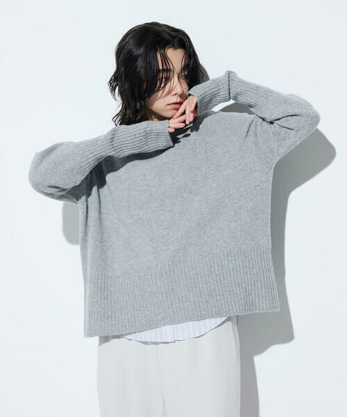 COMME CA COMFORT / コムサ・コンフォート（Lサイズ） ニット・セーター | 〔 TALLサイズ 〕 バルキッシュウール プルオーバー | 詳細5