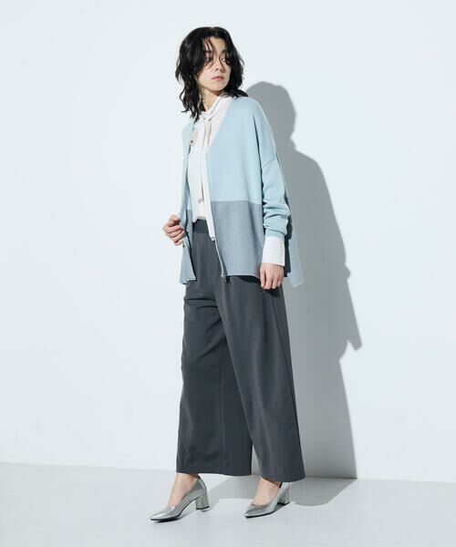 COMME CA COMFORT / コムサ・コンフォート（Lサイズ） カーディガン・ボレロ | 〔 TALLサイズ 〕 ウール混スムース ジップカーディガン | 詳細22