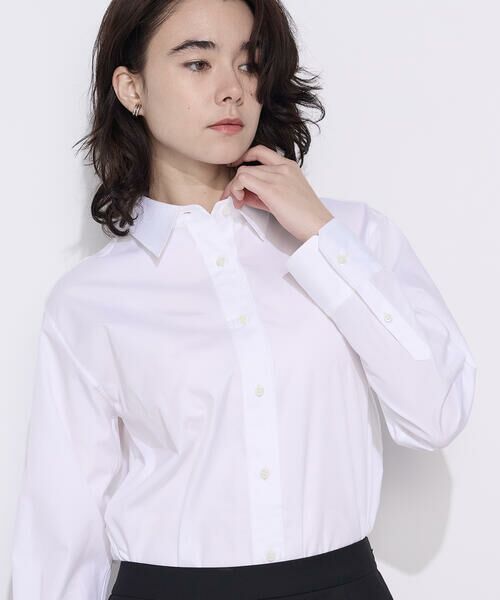 COMME CA COMFORT / コムサ・コンフォート（Lサイズ） シャツ・ブラウス | 〔 TALLサイズ 〕 コットンブロード／アイランドコットン ベーシックシャツ | 詳細5