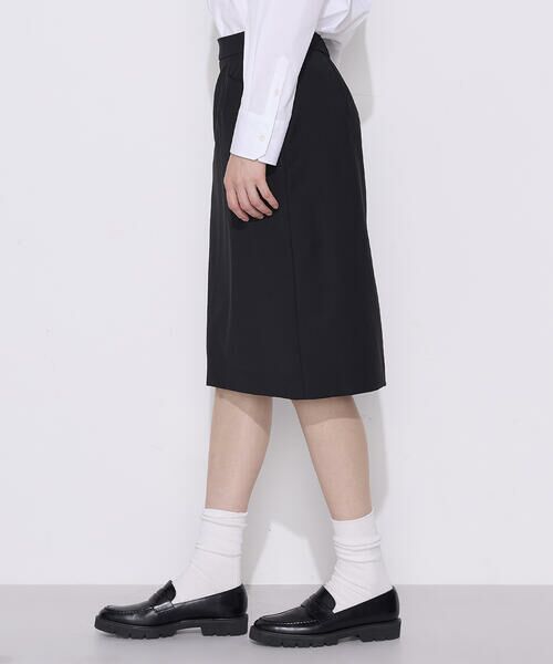 COMME CA COMFORT / コムサ・コンフォート（Lサイズ） ミニ・ひざ丈スカート | 〔 TALLサイズ 〕 【セットアップ対応】ストレッチトロ スカート | 詳細3