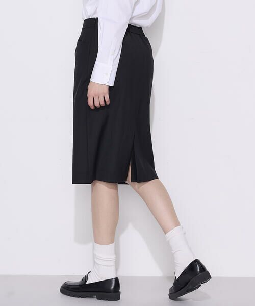 COMME CA COMFORT / コムサ・コンフォート（Lサイズ） ミニ・ひざ丈スカート | 〔 TALLサイズ 〕 【セットアップ対応】ストレッチトロ スカート | 詳細4