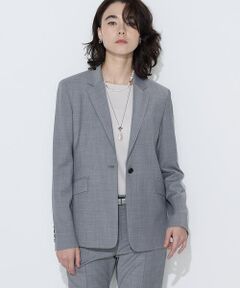 COMME CA COMFORT / コムサ・コンフォート（Lサイズ） テーラードジャケット | 〔 TALLサイズ 〕【セットアップ対応】 ストレッチトロ シングルジャケット