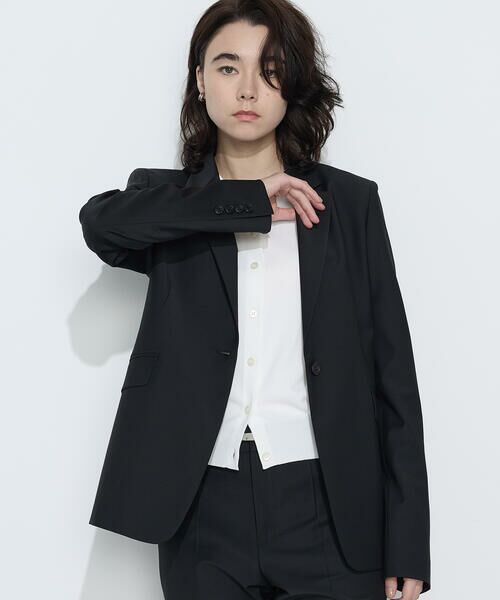 COMME CA COMFORT / コムサ・コンフォート（Lサイズ） テーラードジャケット | 〔 TALLサイズ 〕【セットアップ対応】 ストレッチトロ シングルジャケット | 詳細17