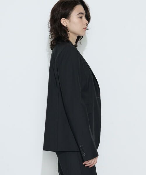 COMME CA COMFORT / コムサ・コンフォート（Lサイズ） テーラードジャケット | 〔 TALLサイズ 〕【セットアップ対応】 ストレッチトロ シングルジャケット | 詳細18