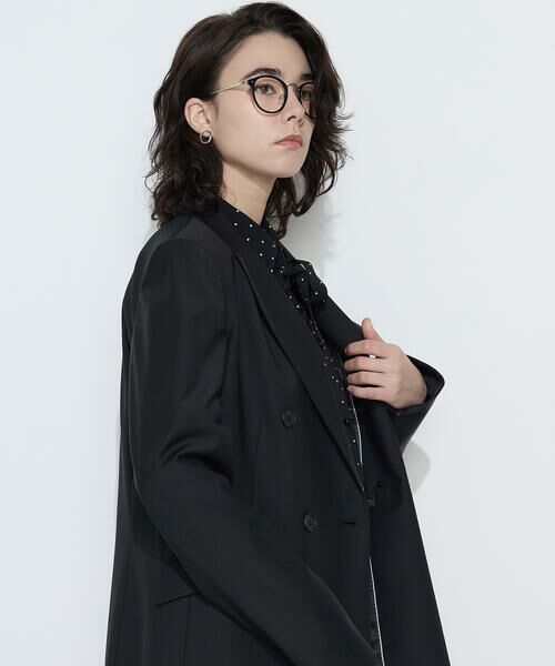 COMME CA COMFORT / コムサ・コンフォート（Lサイズ） テーラードジャケット | 〔 TALLサイズ 〕 【セットアップ対応】ストレッチトロ ダブルジャケット | 詳細10