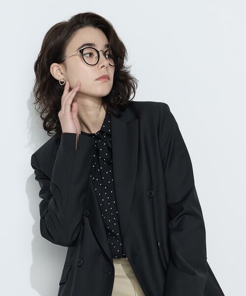 COMME CA COMFORT / コムサ・コンフォート（Lサイズ） テーラードジャケット | 〔 TALLサイズ 〕 【セットアップ対応】ストレッチトロ ダブルジャケット | 詳細16