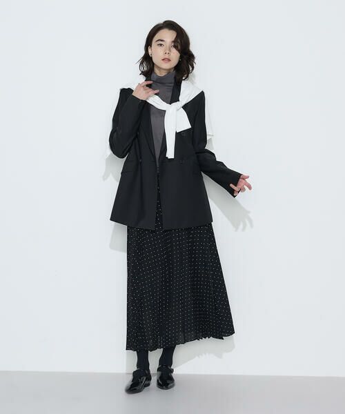 COMME CA COMFORT / コムサ・コンフォート（Lサイズ） テーラードジャケット | 〔 TALLサイズ 〕 【セットアップ対応】ストレッチトロ ダブルジャケット | 詳細5