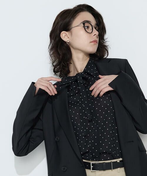 COMME CA COMFORT / コムサ・コンフォート（Lサイズ） テーラードジャケット | 〔 TALLサイズ 〕 【セットアップ対応】ストレッチトロ ダブルジャケット | 詳細9