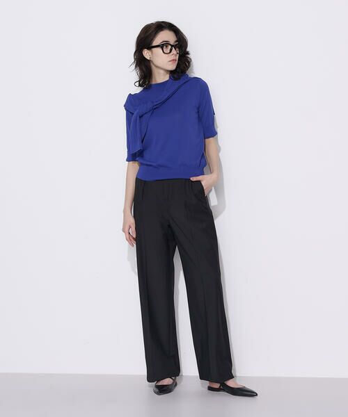 COMME CA COMFORT / コムサ・コンフォート（Lサイズ） その他パンツ | 〔 TALLサイズ 〕【セットアップ対応】 ストレッチトロ ワイドパンツ | 詳細1