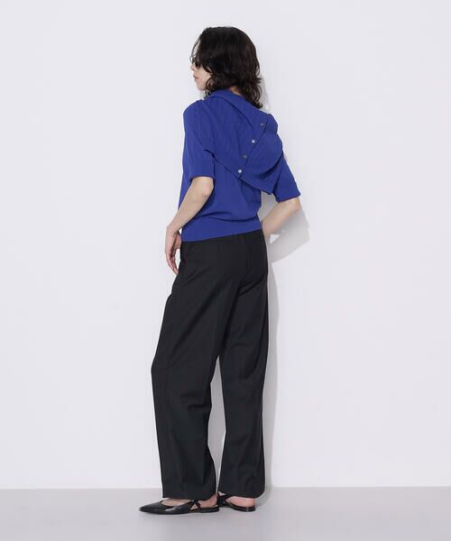 COMME CA COMFORT / コムサ・コンフォート（Lサイズ） その他パンツ | 〔 TALLサイズ 〕【セットアップ対応】 ストレッチトロ ワイドパンツ | 詳細2