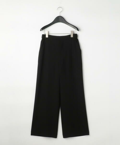 COMME CA COMFORT / コムサ・コンフォート（Lサイズ） その他パンツ | 〔 TALLサイズ 〕 ピンヘッド２WAYストレッチ ワイドパンツ（05:ブラック）