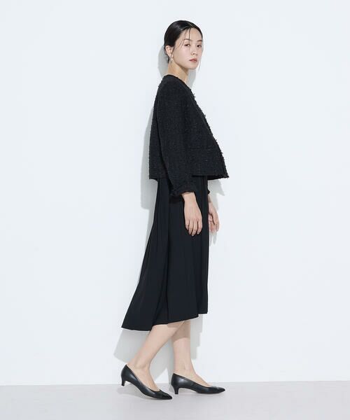 COMME CA COMFORT / コムサ・コンフォート（Lサイズ） ノーカラージャケット | 〔 TALLサイズ 〕 セレモニーツイード ノーカラージャケット | 詳細4