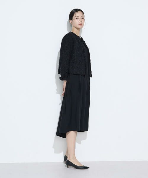 COMME CA COMFORT / コムサ・コンフォート（Lサイズ） ノーカラージャケット | 〔 TALLサイズ 〕 セレモニーツイード ノーカラージャケット | 詳細5