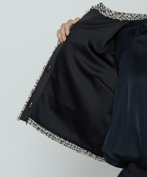 COMME CA COMFORT / コムサ・コンフォート（Lサイズ） ノーカラージャケット | 〔 TALLサイズ 〕 セレモニーツイード ノーカラージャケット | 詳細19