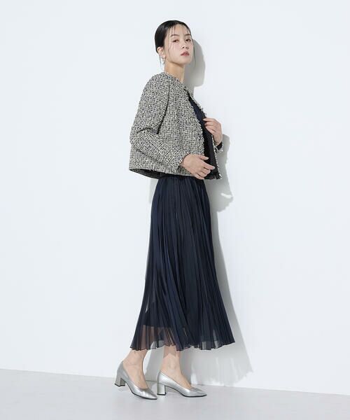 COMME CA COMFORT / コムサ・コンフォート（Lサイズ） ノーカラージャケット | 〔 TALLサイズ 〕 セレモニーツイード ノーカラージャケット | 詳細22