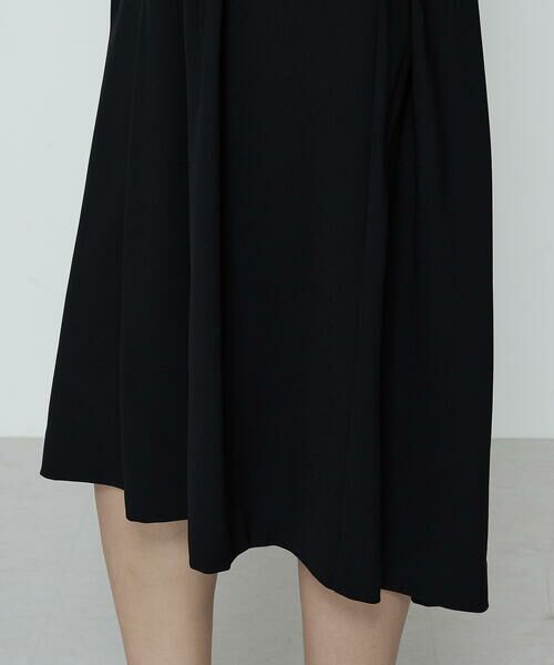COMME CA COMFORT / コムサ・コンフォート（Lサイズ） ロング・マキシ丈ワンピース | 〔 TALLサイズ 〕 バックサテンストレッチ ドレス | 詳細10