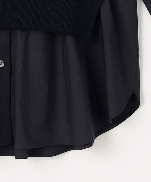 COMME CA COMFORT / コムサ・コンフォート（Lサイズ） シャツ・ブラウス | 〔 TALLサイズ 〕 ニットドッキング プルオーバーシャツ | 詳細14