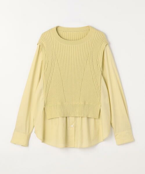 COMME CA COMFORT / コムサ・コンフォート（Lサイズ） シャツ・ブラウス | 〔 TALLサイズ 〕 ニットドッキング プルオーバーシャツ | 詳細25