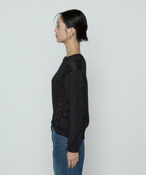 COMME CA COMFORT / コムサ・コンフォート（Lサイズ） ニット・セーター | 〔 TALLサイズ 〕 プレーティング天竺 シャイニーラメニット | 詳細16