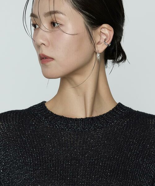 COMME CA COMFORT / コムサ・コンフォート（Lサイズ） ニット・セーター | 〔 TALLサイズ 〕 プレーティング天竺 シャイニーラメニット | 詳細18