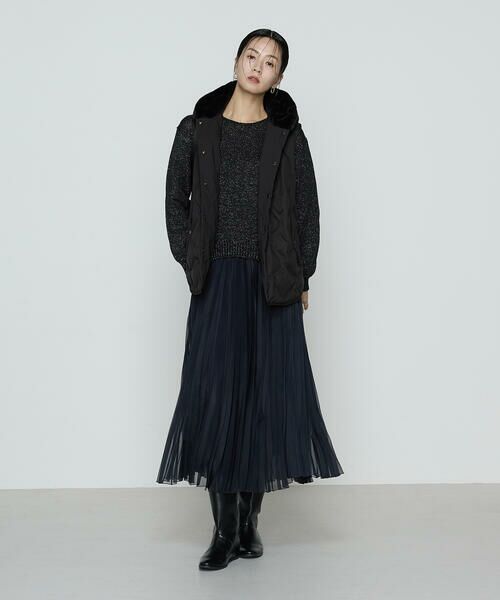 COMME CA COMFORT / コムサ・コンフォート（Lサイズ） ニット・セーター | 〔 TALLサイズ 〕 プレーティング天竺 シャイニーラメニット | 詳細13