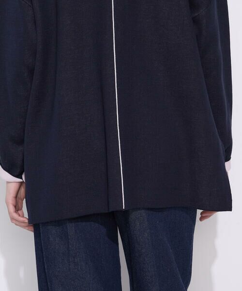 COMME CA COMFORT / コムサ・コンフォート（Lサイズ） カットソー | 〔 TALLサイズ 〕 接結編み バイカラープルオーバー | 詳細5