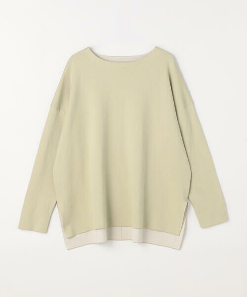 COMME CA COMFORT / コムサ・コンフォート（Lサイズ） カットソー | 〔 TALLサイズ 〕 接結編み バイカラープルオーバー | 詳細16