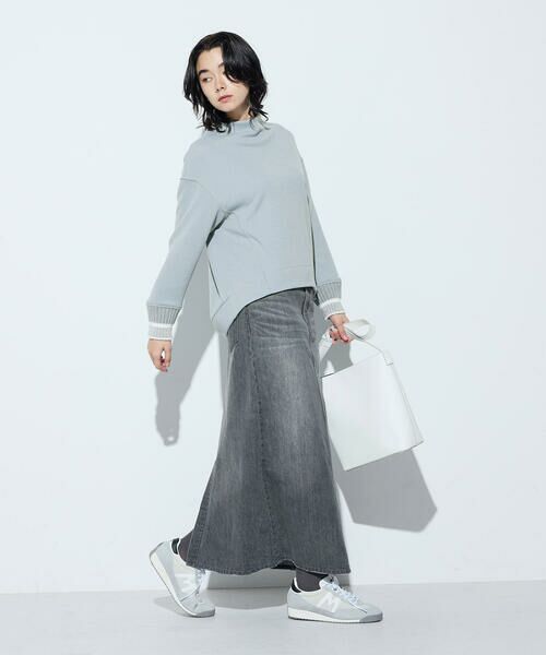 COMME CA COMFORT / コムサ・コンフォート（Lサイズ） カットソー | 〔 +サイズ 〕 袖口キラキラニットリブプルオーバー | 詳細2