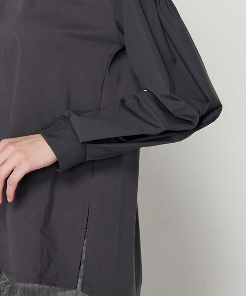 COMME CA COMFORT / コムサ・コンフォート（Lサイズ） カットソー | 〔 +サイズ 〕 80ポンチ 袖パフカットソー | 詳細17