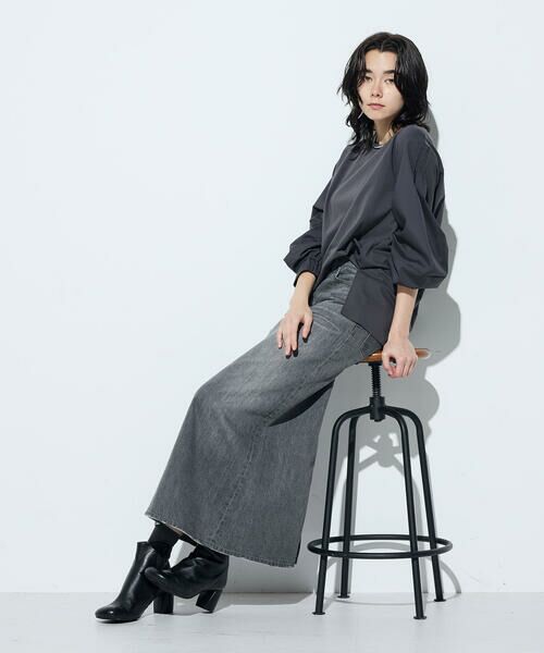 COMME CA COMFORT / コムサ・コンフォート（Lサイズ） カットソー | 〔 +サイズ 〕 80ポンチ 袖パフカットソー | 詳細7