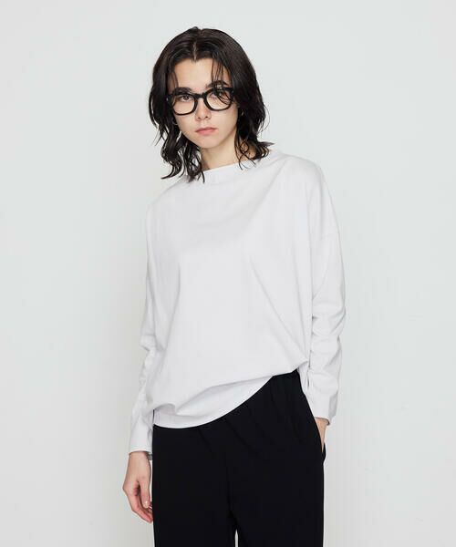 COMME CA COMFORT / コムサ・コンフォート（Lサイズ） カットソー | 〔 +サイズ 〕 80ポンチ ゆったりプルオーバー | 詳細8