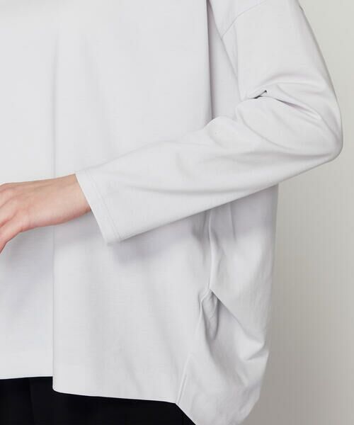 COMME CA COMFORT / コムサ・コンフォート（Lサイズ） カットソー | 〔 +サイズ 〕 80ポンチ ゆったりプルオーバー | 詳細13