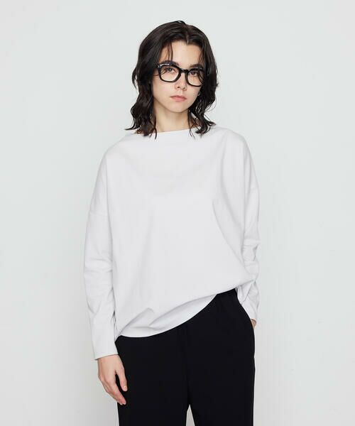 COMME CA COMFORT / コムサ・コンフォート（Lサイズ） カットソー | 〔 +サイズ 〕 80ポンチ ゆったりプルオーバー | 詳細7