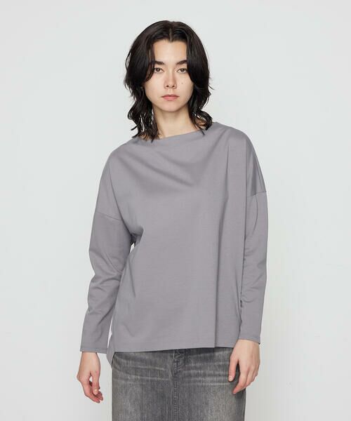 COMME CA COMFORT / コムサ・コンフォート（Lサイズ） カットソー | 〔 +サイズ 〕 80ポンチ ゆったりプルオーバー | 詳細18