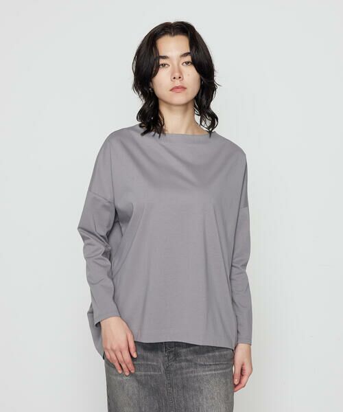 COMME CA COMFORT / コムサ・コンフォート（Lサイズ） カットソー | 〔 +サイズ 〕 80ポンチ ゆったりプルオーバー | 詳細19