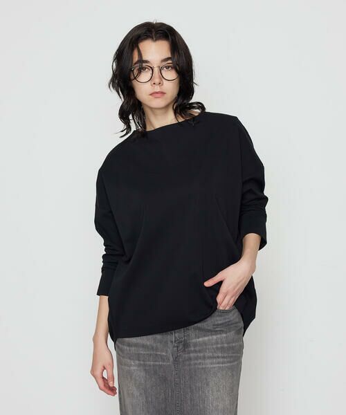 COMME CA COMFORT / コムサ・コンフォート（Lサイズ） カットソー | 〔 +サイズ 〕 80ポンチ ゆったりプルオーバー | 詳細23