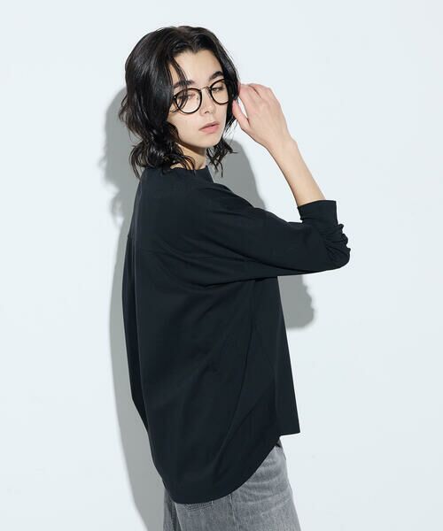 COMME CA COMFORT / コムサ・コンフォート（Lサイズ） カットソー | 〔 +サイズ 〕 80ポンチ ゆったりプルオーバー | 詳細21
