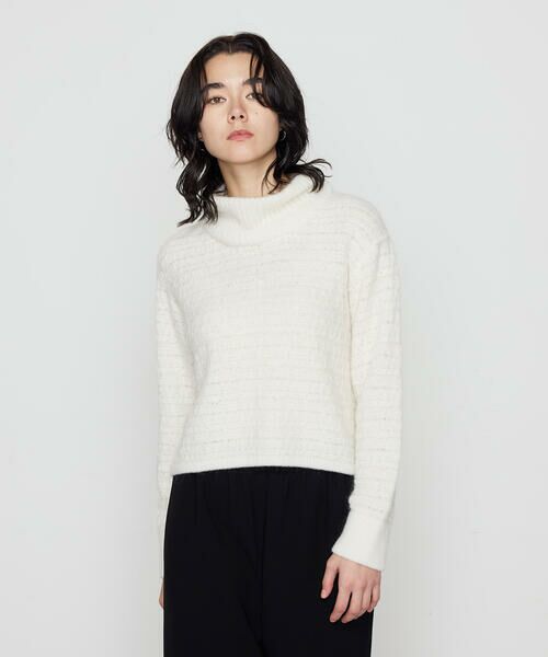 COMME CA COMFORT / コムサ・コンフォート（Lサイズ） ニット・セーター | 〔 +サイズ 〕 モヘヤブレンドヤーンセーター | 詳細6