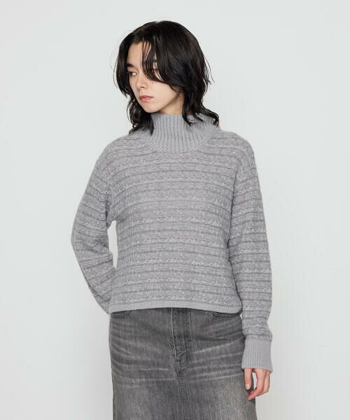 COMME CA COMFORT / コムサ・コンフォート（Lサイズ） ニット・セーター | 〔 +サイズ 〕 モヘヤブレンドヤーンセーター | 詳細19