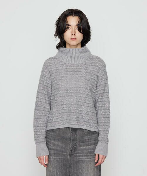 COMME CA COMFORT / コムサ・コンフォート（Lサイズ） ニット・セーター | 〔 +サイズ 〕 モヘヤブレンドヤーンセーター | 詳細20