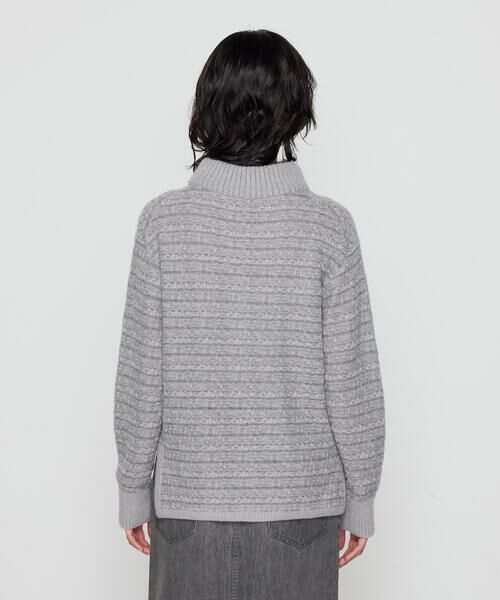 COMME CA COMFORT / コムサ・コンフォート（Lサイズ） ニット・セーター | 〔 +サイズ 〕 モヘヤブレンドヤーンセーター | 詳細22