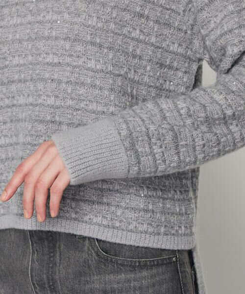 COMME CA COMFORT / コムサ・コンフォート（Lサイズ） ニット・セーター | 〔 +サイズ 〕 モヘヤブレンドヤーンセーター | 詳細24
