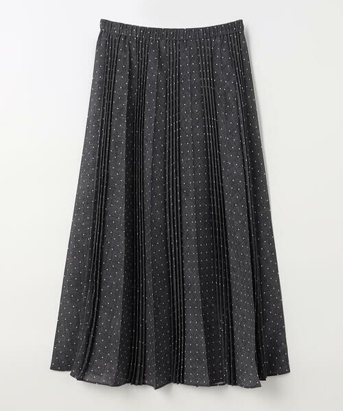 COMME CA COMFORT / コムサ・コンフォート（Lサイズ） ロング・マキシ丈スカート | 〔 TALLサイズ 〕 ドットプリント プリーツスカート | 詳細8
